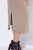 Ulla Popken 852288 Robe mi-longue à manches courtes et ceinture à nouer Marron clair - Robes midi - Robes mi-longues pour femmes rondes