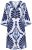 Ulla Popken 852314 Robe imprimée Blanc - Robes midi - Robes mi-longues pour femmes rondes