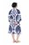 Ulla Popken 852314 Robe imprimée Blanc - Robes midi - Robes mi-longues pour femmes rondes