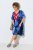 Ulla Popken 852394 Robe mi-longue à manches courtes et col V Bleu marine - Robes midi - Robes mi-longues pour femmes rondes