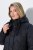 Ulla Popken 852413 Veste matelassée Noir - Vestes - Vestes grande taille pour femme