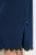Ulla Popken 852526 Chemise de nuit à col chemise Bleu marine - Chemises de nuit - 