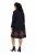 Ulla Popken 852597 Robe en maille imprimée à col roulé Noir - Robes en maille - 