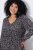 Ulla Popken 852606 Robe longue imprimée Noir - Robes maxi - Robes longues pour femmes rondes