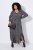 Ulla Popken 852606 Robe longue imprimée Noir - Robes maxi - Robes longues pour femmes rondes