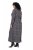 Ulla Popken 852606 Robe longue imprimée Noir - Robes maxi - Robes longues pour femmes rondes