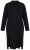 Ulla Popken 852630 Robe en maille à manches longues Noir - Robes midi - Robes mi-longues pour femmes rondes