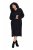 Ulla Popken 852630 Robe en maille à manches longues Noir - Robes midi - Robes mi-longues pour femmes rondes