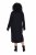 Ulla Popken 852630 Robe en maille à manches longues Noir - Robes midi - Robes mi-longues pour femmes rondes