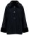 Ulla Popken 852644 Veste cape à bordure en fausse fourrure Noir - Ponchos & capes - 