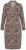 Ulla Popken 852653 Chemise de nuit imprimée à col chemise Marron - Chemises de nuit - 