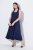 Ulla Popken 852680 Robe de soirée Bleu marine - Robes de soirée - Robes de soirée en grandes tailles