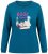 Ulla Popken 852710 Pull d'intérieur à manches longues Pétrole - Pyjamas/vêtements de détente - 