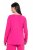 Ulla Popken 852747 Haut de pyjama à manches longues Rose - Pyjamas/vêtements de détente - 