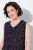 Ulla Popken 852824 Robe fleurie Noir - Robes d'été - Robes légères d'été en grande taille