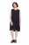 Ulla Popken 852824 Robe fleurie Noir - Robes d'été - Robes légères d'été en grande taille
