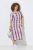 Ulla Popken 852854 Robe mi-longue rayée Marron - Robes midi - Robes mi-longues pour femmes rondes