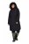 Ulla Popken 852901 Manteau technique Noir - Manteaux - Manteaux grande taille pour femme