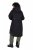 Ulla Popken 852901 Manteau technique Noir - Manteaux - Manteaux grande taille pour femme
