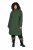 Ulla Popken 852901 Manteau technique Vert olive - Manteaux - Manteaux grande taille pour femme