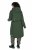 Ulla Popken 852901 Manteau technique Vert olive - Manteaux - Manteaux grande taille pour femme