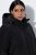 Ulla Popken 853351 Veste matelassée Sympatex imperméable à capuche Noir - Vestes - Vestes grande taille pour femme