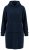 Ulla Popken 853353 Robe d'intérieur à capuche Bleu marine - Pyjamas/vêtements de détente - 