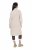 Ulla Popken 853504 Robe en maille à manches longues et col roulé Blanc cassé - Robes en maille - 