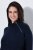 Ulla Popken 853504 Robe en maille à col roulé Bleu marine - Robes - Des robes dans toutes les tailles
