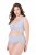 Ulla Popken 853611 Culottes de grossesse Gris chiné - Culottes - 