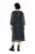 Ulla Popken 853620 Robe mi-longue à imprimé animal et manches 3/4 Noir - Robes midi - Robes mi-longues pour femmes rondes