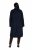 Ulla Popken 853646 Manteau en laine à col chemise Bleu marine - Manteaux - Manteaux grande taille pour femme