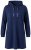Ulla Popken 853652 Robe en velours à capuche Bleu marine - Robes de soirée - Robes de soirée en grandes tailles