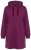 Ulla Popken 853652 Robe sweat à manches longues et capuche Rouge baie - Robes - Des robes dans toutes les tailles