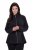 Ulla Popken 853668 Veste polaire à col montant Noir - Vêtements en laine polaire - 
