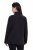 Ulla Popken 853668 Veste polaire à col montant Noir - Vêtements en laine polaire - 