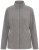 Ulla Popken 853668 Veste polaire à col montant Gris - Vêtements en laine polaire - 