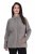 Ulla Popken 853668 Veste polaire à col montant Gris - Vêtements en laine polaire - 
