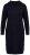 Ulla Popken 853669 Robe sweat à manches longues et capuche Bleu marine - Robes sweat - 