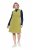 Ulla Popken 853697 Robe en velours côtelé sans manches à poches Vert clair - Robes d'été - Robes légères d'été en grande taille