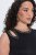 Ulla Popken 853766 Robe moulante sans manches à strass Noir - Robes d'été - Robes légères d'été en grande taille
