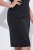 Ulla Popken 853766 Robe moulante sans manches à strass Noir - Robes d'été - Robes légères d'été en grande taille
