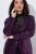 Ulla Popken 853770 Veste à sequins Prune - Vestes - Vestes grande taille pour femme