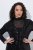 Ulla Popken 853770 Veste à sequins Noir - Vestes - Vestes grande taille pour femme