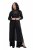 Ulla Popken 853770 Veste à sequins Noir - Vestes - Vestes grande taille pour femme