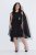 Ulla Popken 853774 Robe à volants Noir - Robes de soirée - Robes de soirée en grandes tailles