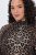 Ulla Popken 853788 Robe en mousseline à imprimé animal Marron clair - Robes maxi - Robes longues pour femmes rondes