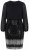 Ulla Popken 853810 Robe à sequins Noir - Robes de soirée - Robes de soirée en grandes tailles