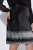 Ulla Popken 853810 Robe à sequins Noir - Robes de soirée - Robes de soirée en grandes tailles