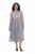 Ulla Popken 853879 Robe mi-longue trapèze Gris - Robes midi - Robes mi-longues pour femmes rondes